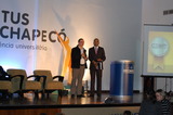 Na categoria Destaque Extensão o vencedor foi o Projeto CEOM  Centro de Memória do Oeste de Santa Catarina, representado por Elison Paim