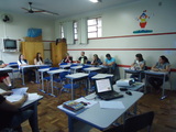 <p>Diversas atividades no segundo dia da IX Capacitação para Professores ocorridas na manhã do dia 04/04/2013, na E.E.B. Antônio Morandini. </p>
<p>Programa Universidade-Escola</p>