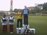 Vanusa Fagundes, medalha de ouro em 400m com barreiras