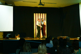 <p>A abertura da 23° SIPAT contou com a apresentação do grupo teatral 'Cia de La Curva' com o teatro 'Tet a Tet'.</p>