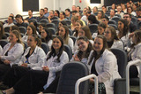 <p>Participaram da Cerimônia estudantes do 8° e 10° períodos de Enfermagem.</p>