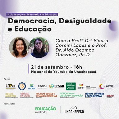 Participe da aula inaugural do Mestrado em Administração