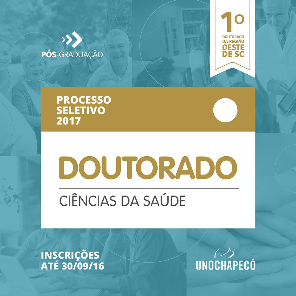 Doutorado está com inscrições abertas