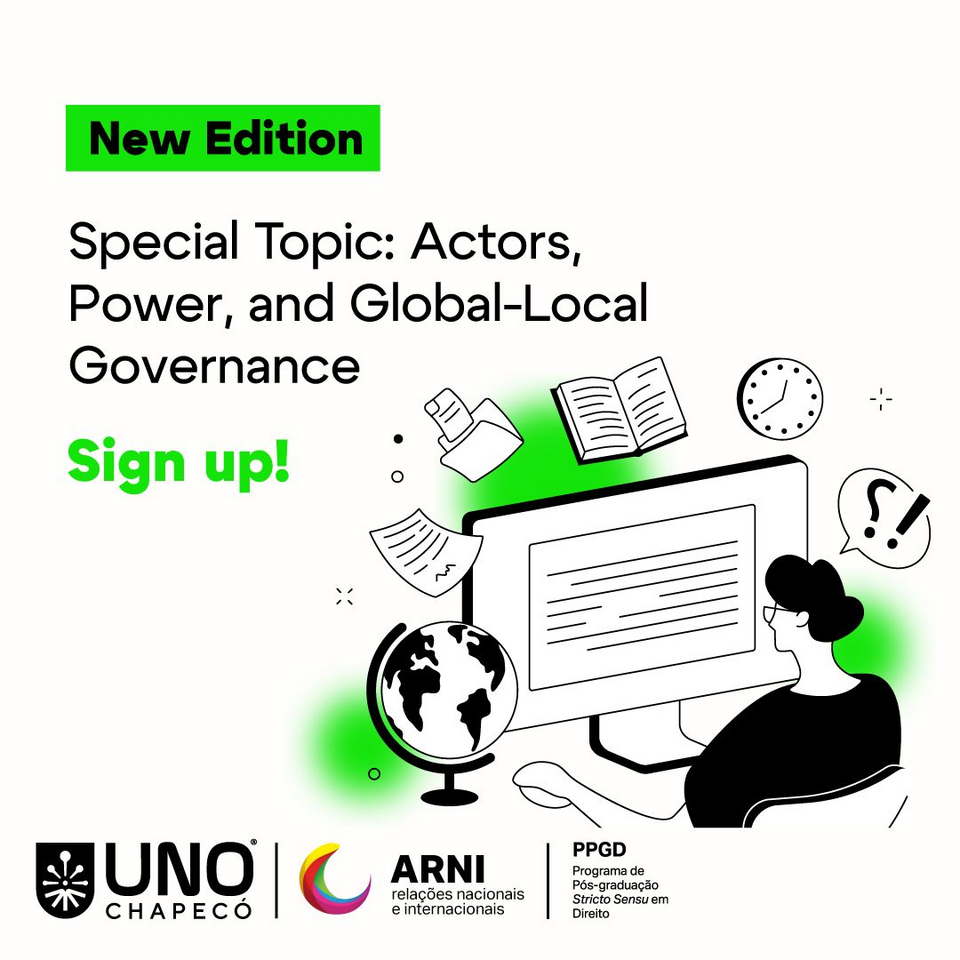 Sign Up! Special Topic: Actors, Power, and Global-Local Governance
